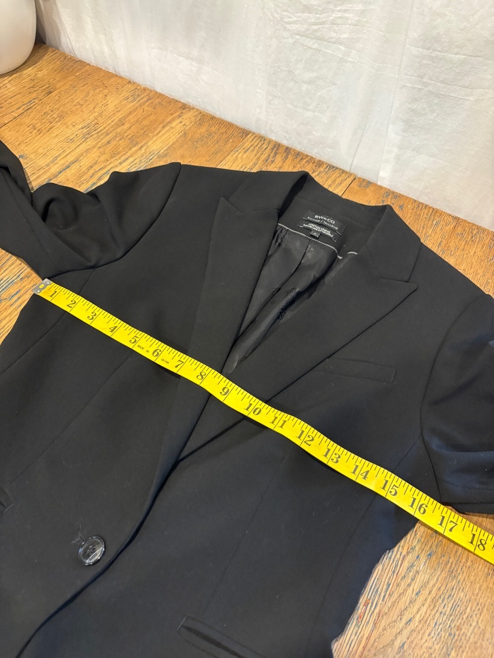 RW&CO Black Tailored Blazer Size 0 - Picture 6 of 10